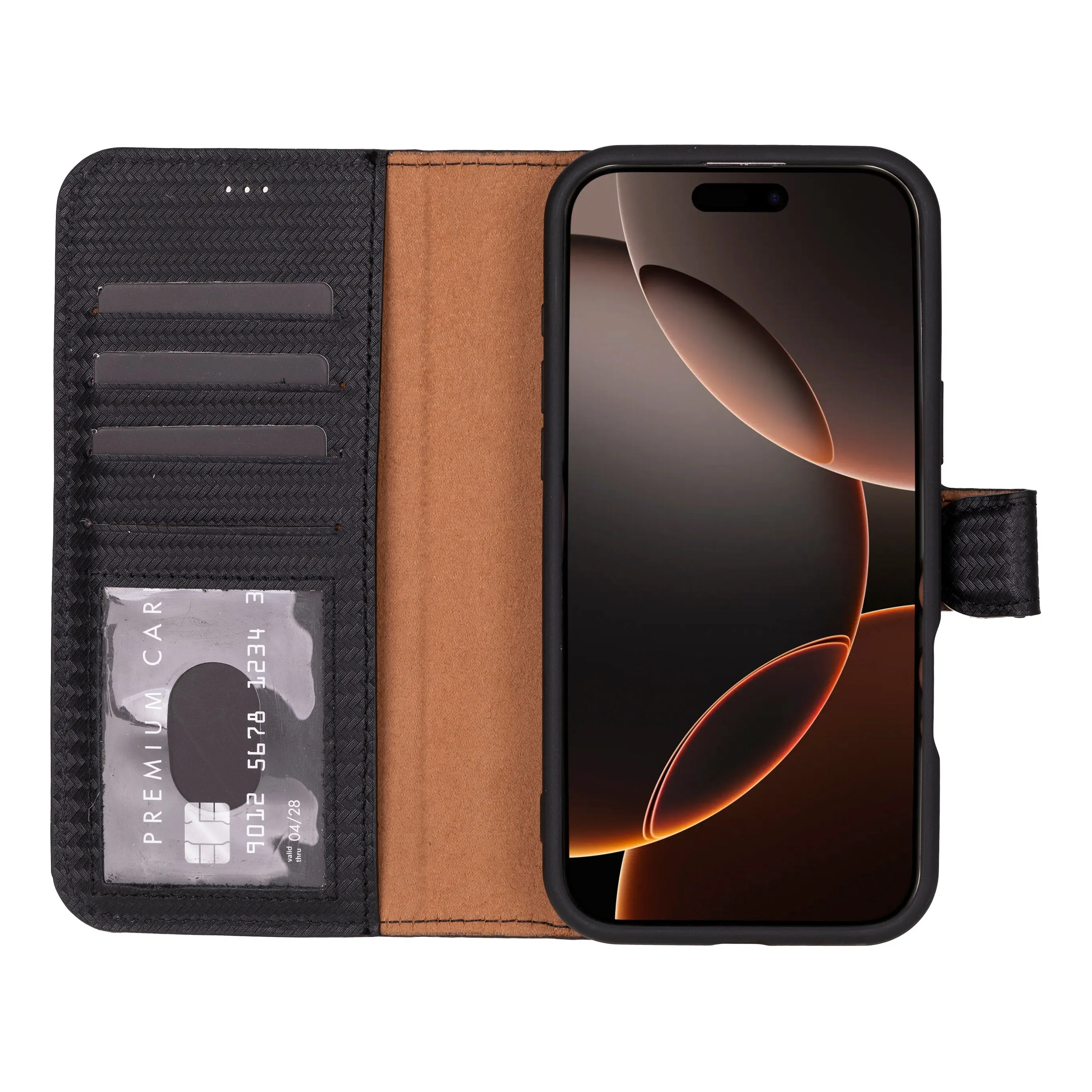 Magic  Detachable Genuine Leather Case