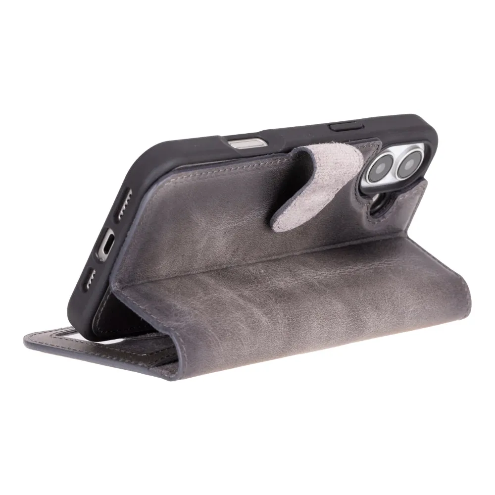 Magic  Detachable Genuine Leather Case