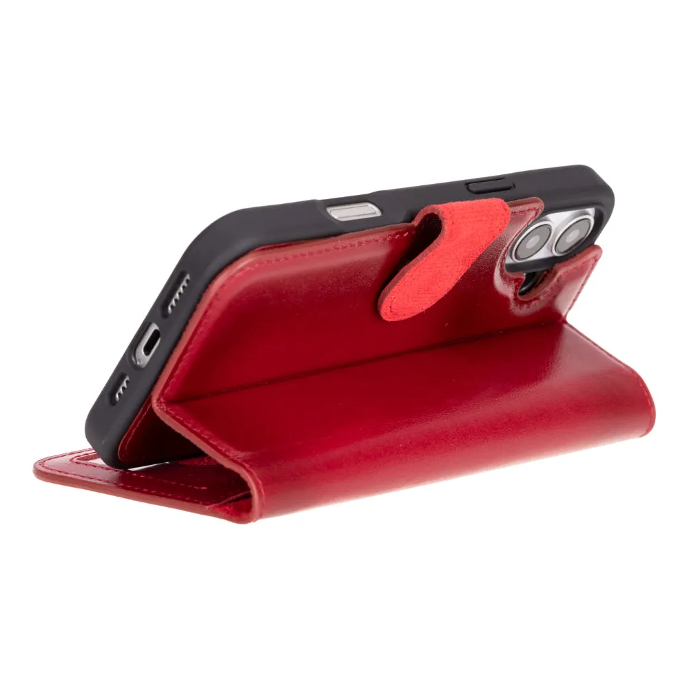 Magic  Detachable Genuine Leather Case