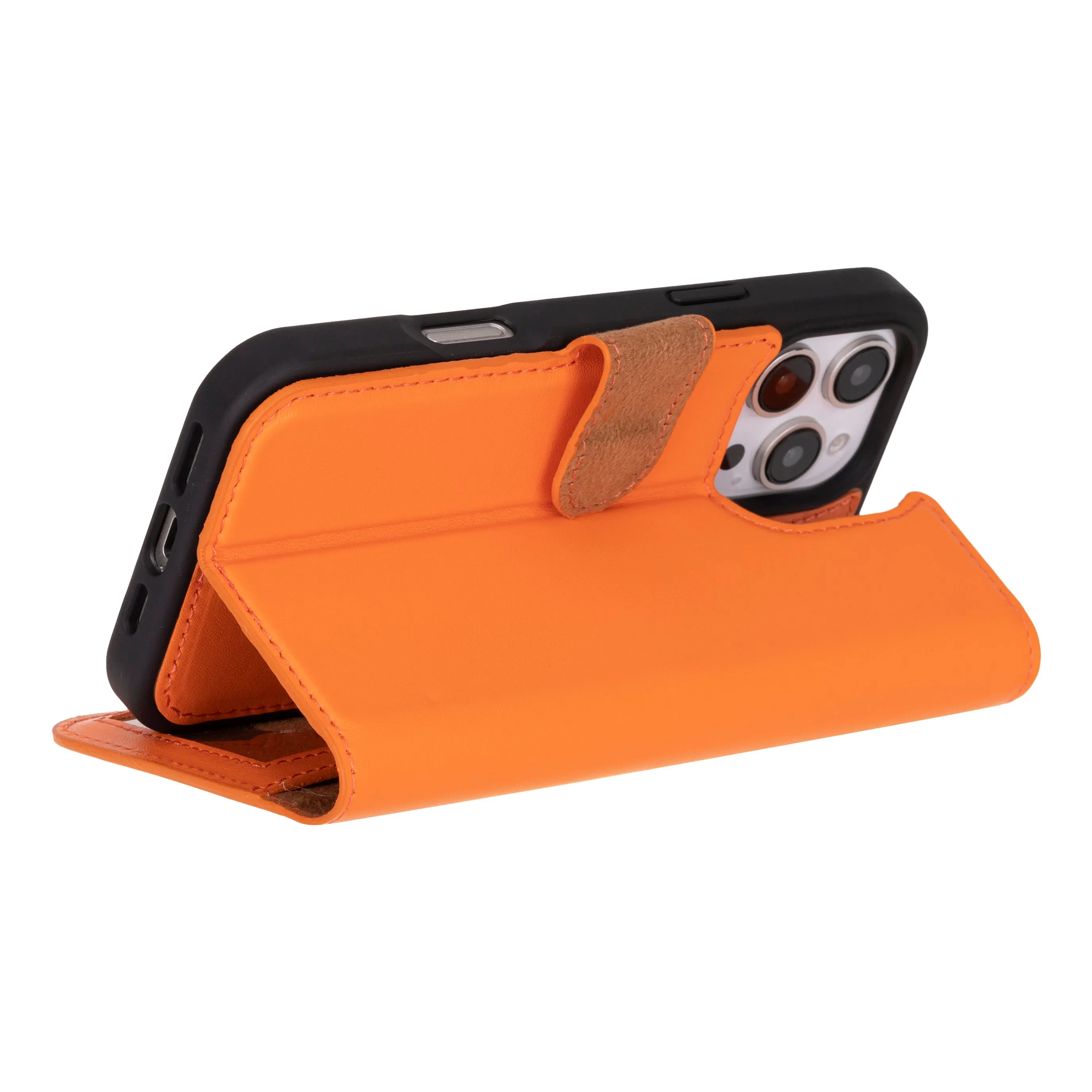 Magic  Detachable Genuine Leather Case