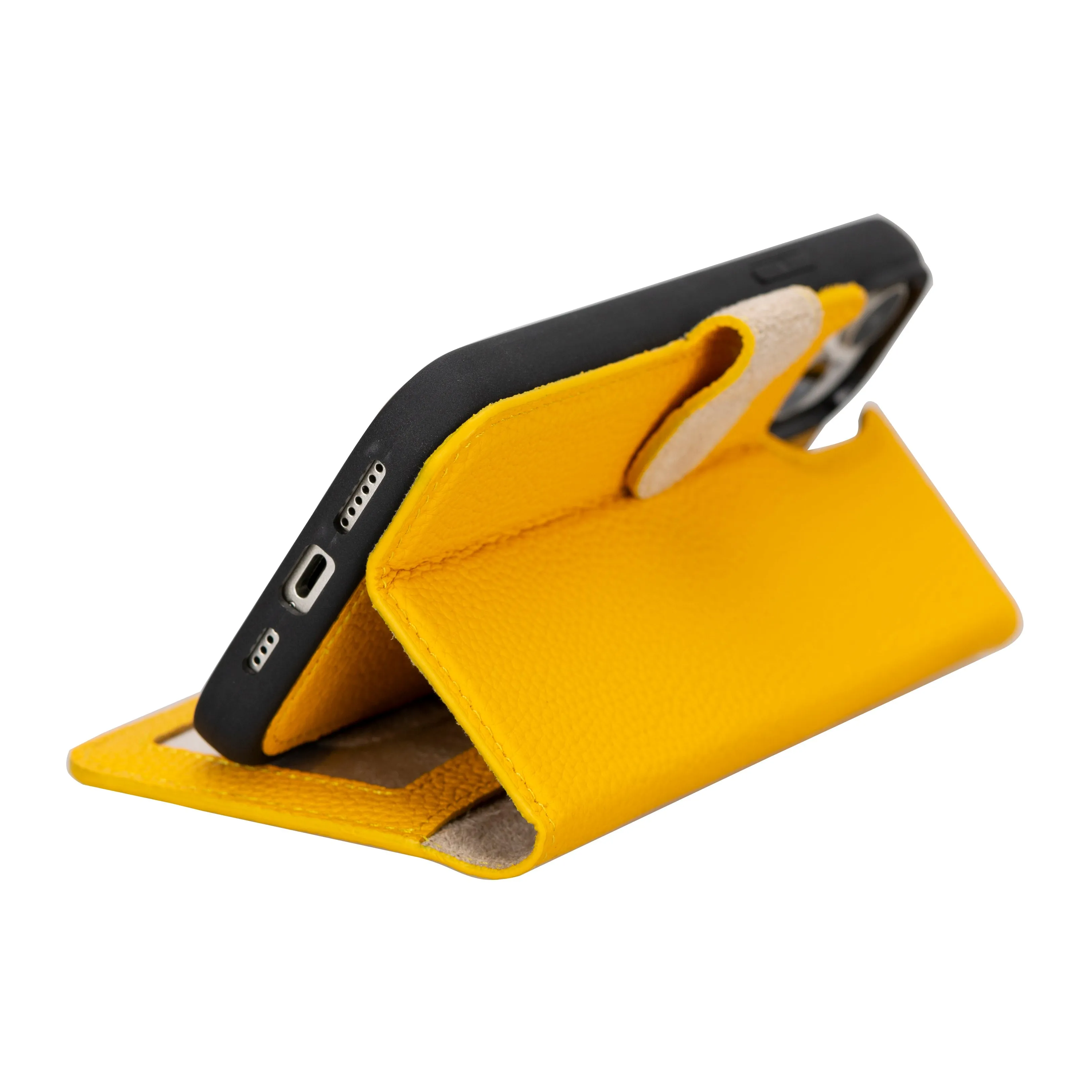 Magic  Detachable Genuine Leather Case