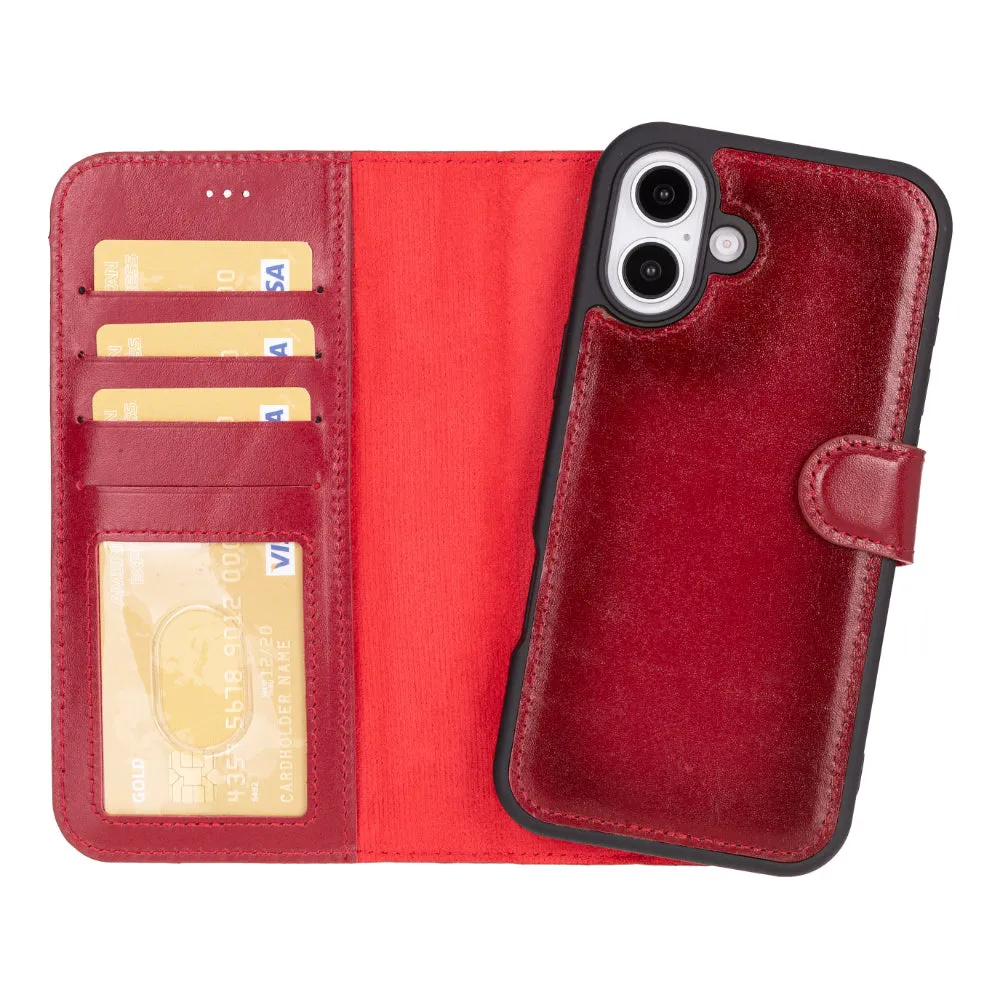 Magic  Detachable Genuine Leather Case