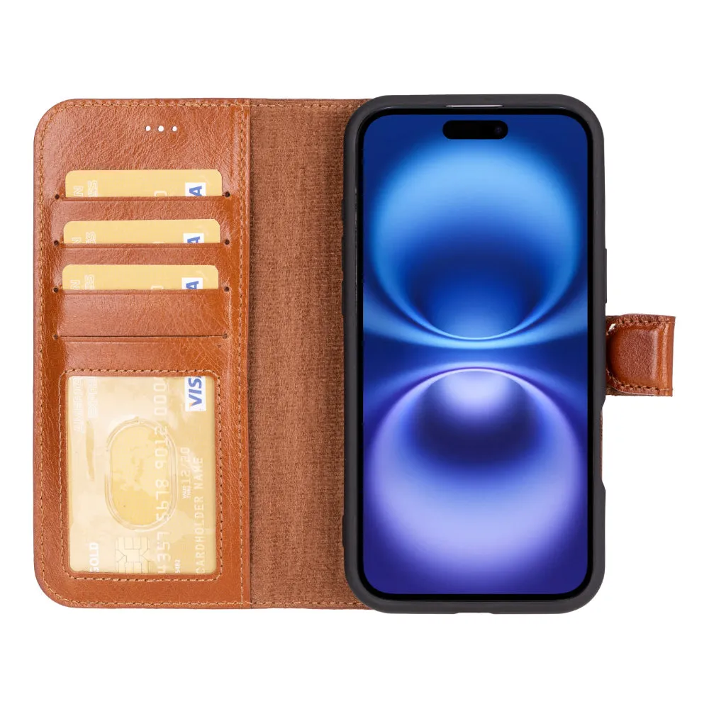 Magic  Detachable Genuine Leather Case