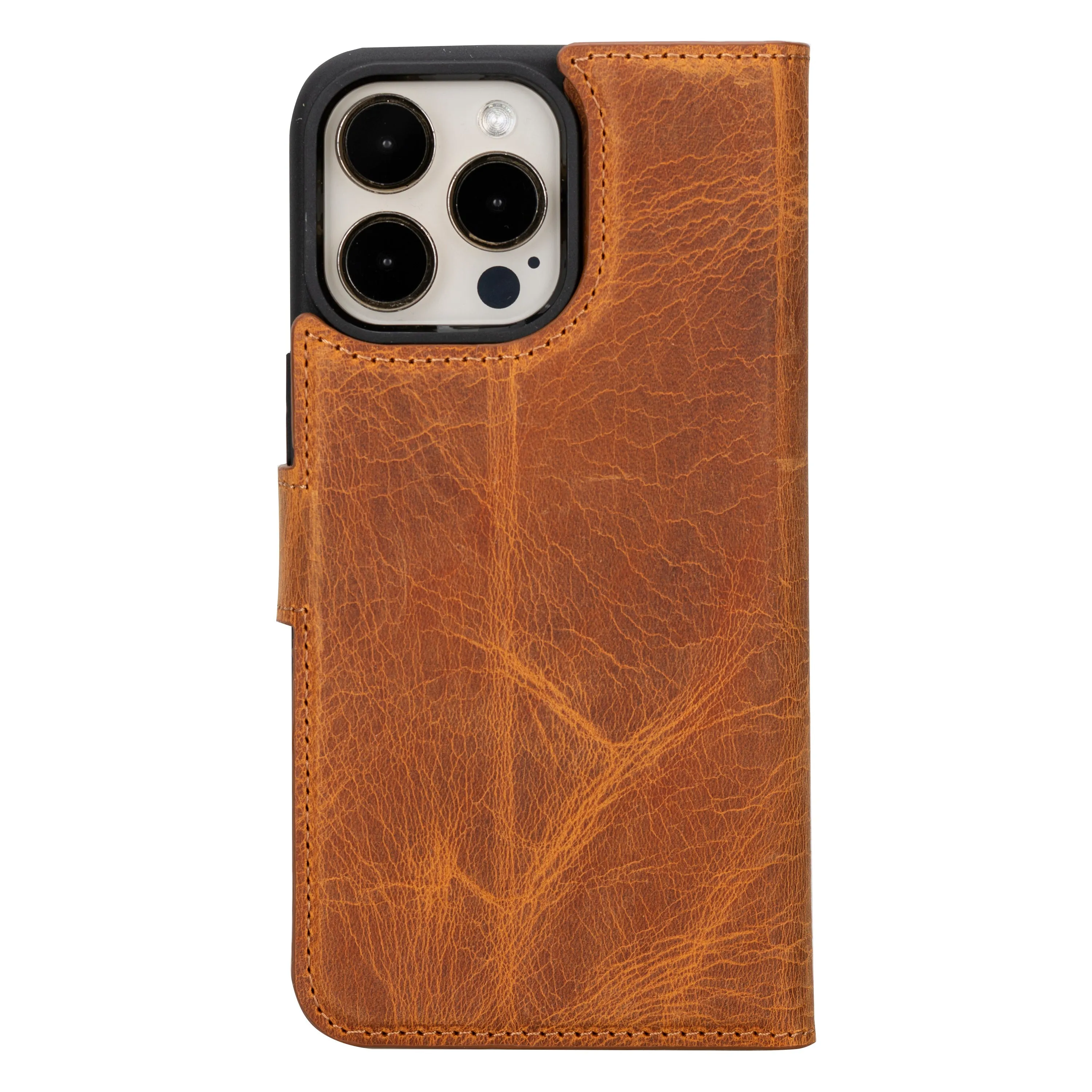Magic  Detachable Genuine Leather Case