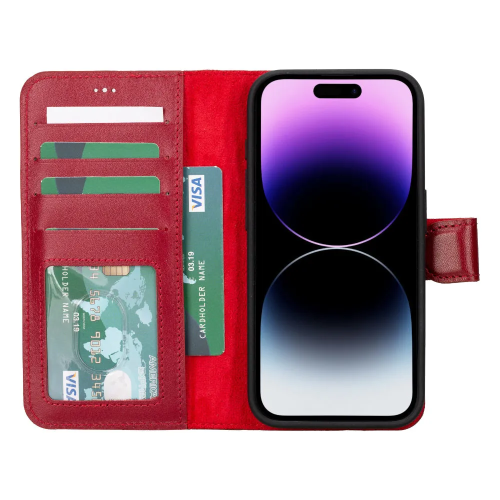 Magic  Detachable Genuine Leather Case