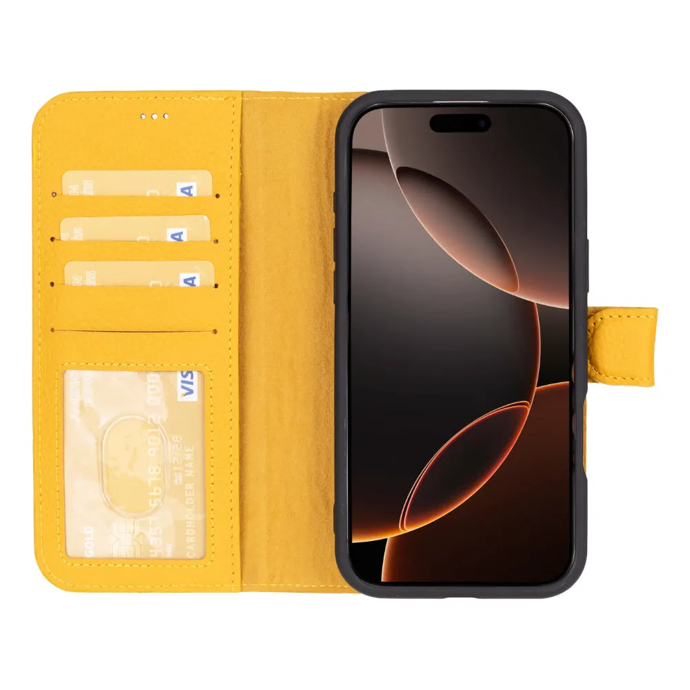 Magic  Detachable Genuine Leather Case