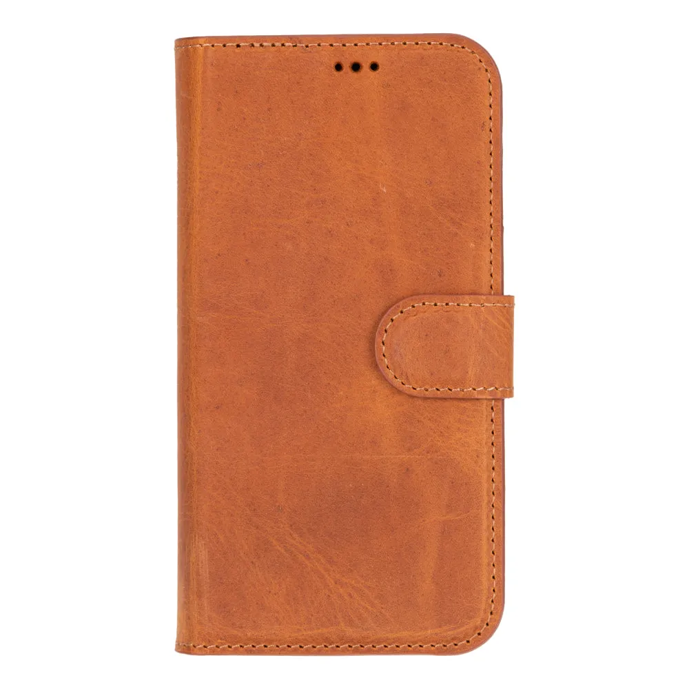 Magic  Detachable Genuine Leather Case