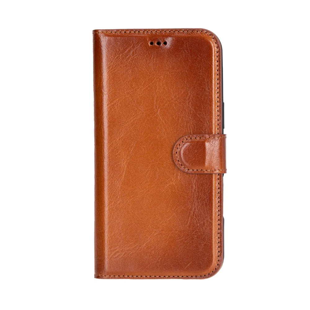 Magic  Detachable Genuine Leather Case