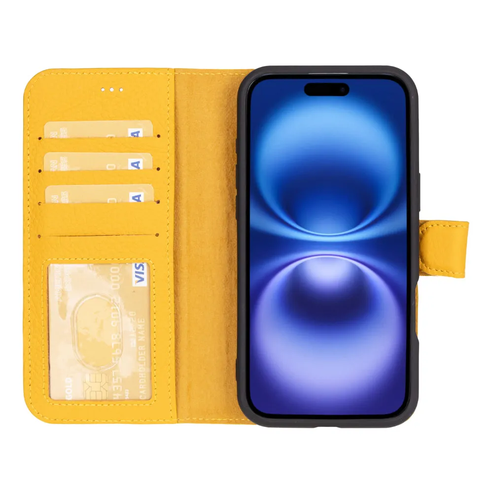 Magic  Detachable Genuine Leather Case