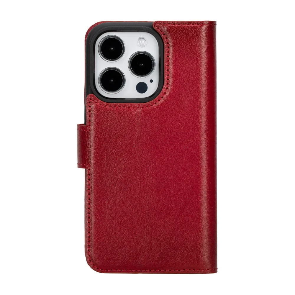 Magic  Detachable Genuine Leather Case