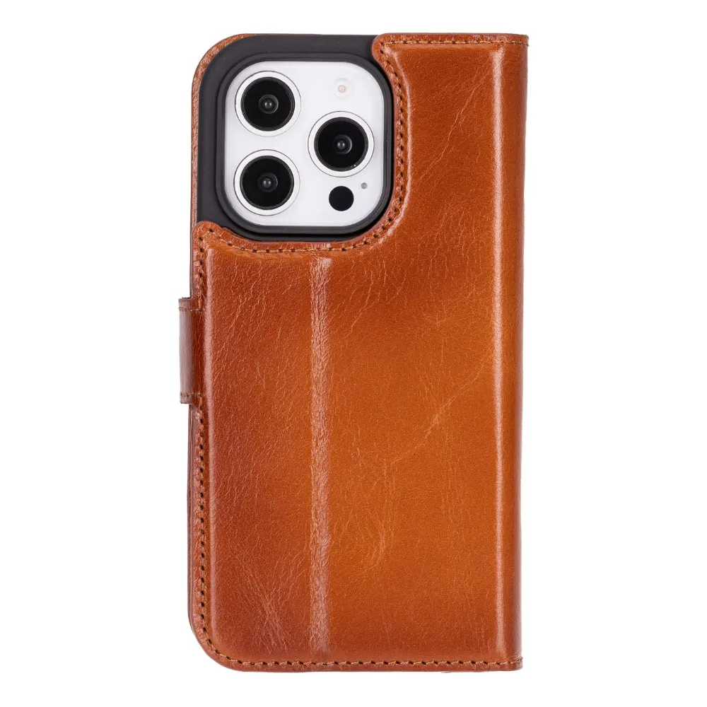 Magic  Detachable Genuine Leather Case