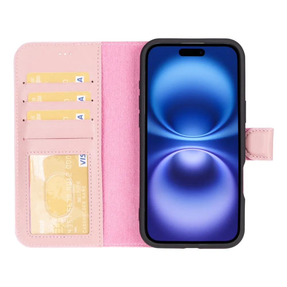 Magic  Detachable Genuine Leather Case