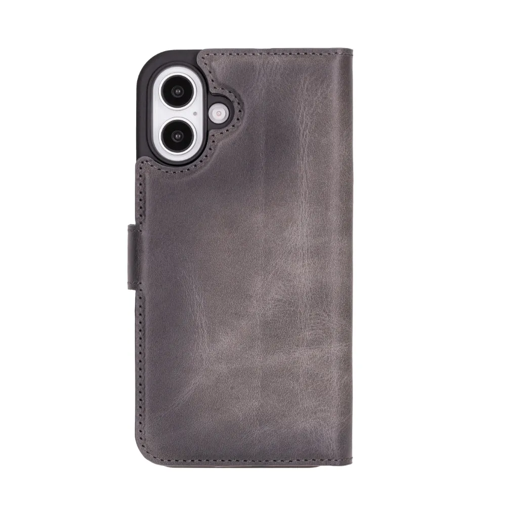 Magic  Detachable Genuine Leather Case
