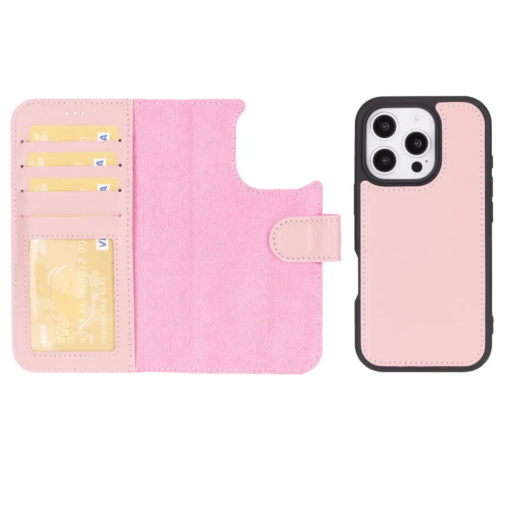 Magic  Detachable Genuine Leather Case