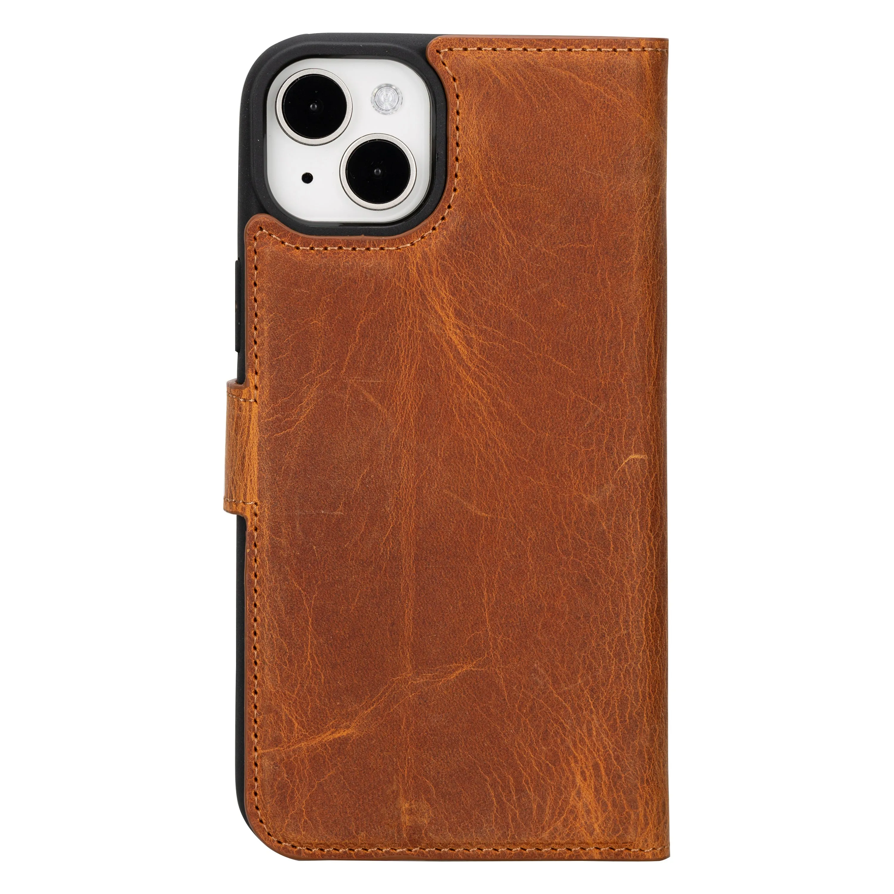 Magic  Detachable Genuine Leather Case