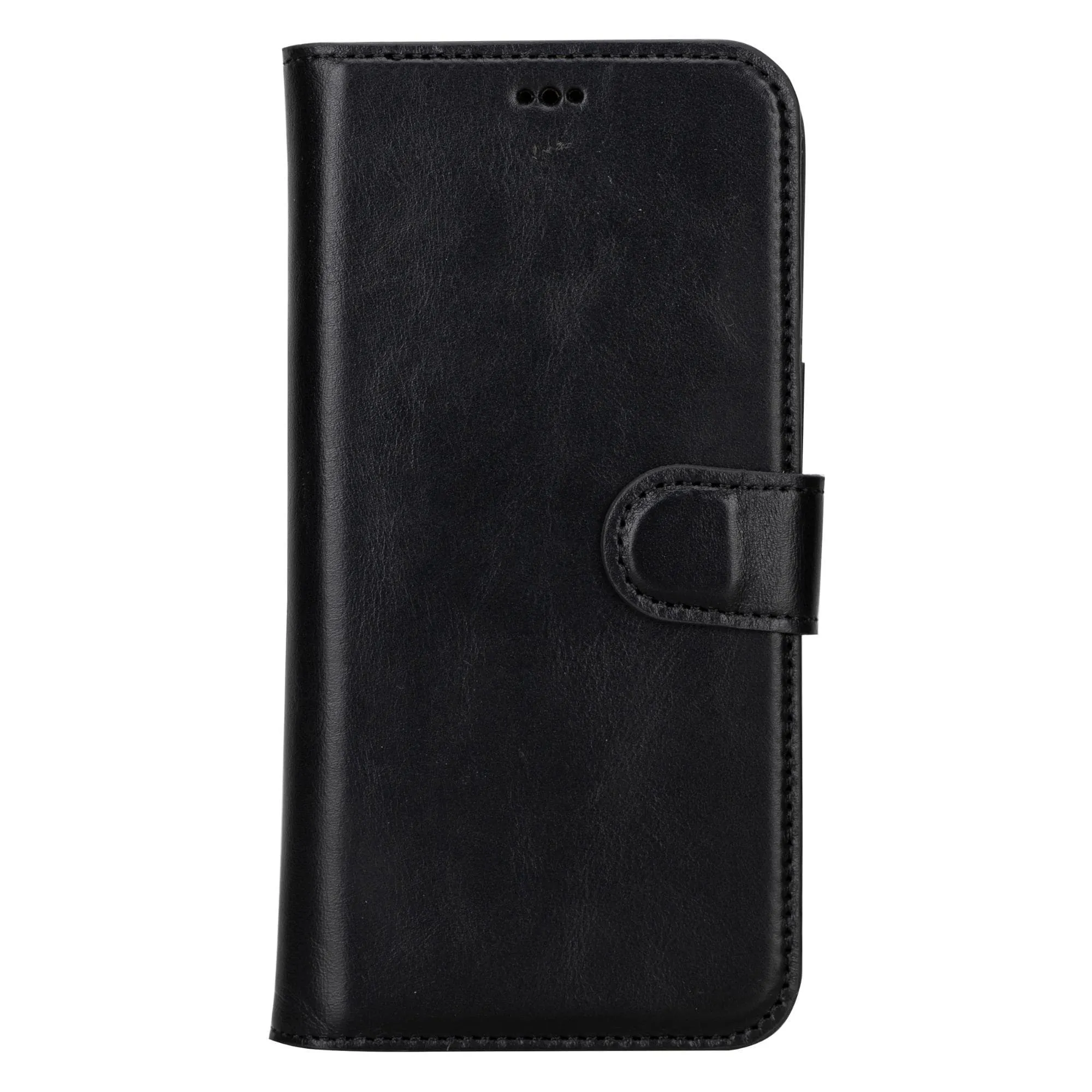 Magic iPhone 15 Series Detachable Genuine Leather Case / MW