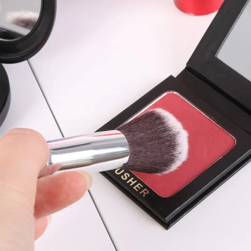 Makeup Brushes 12 PCS Set in Leather Cup Holder Case