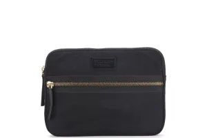 MARC JACOBS BLACK NYLON ZIPPY POUCH, NO DUST COVER