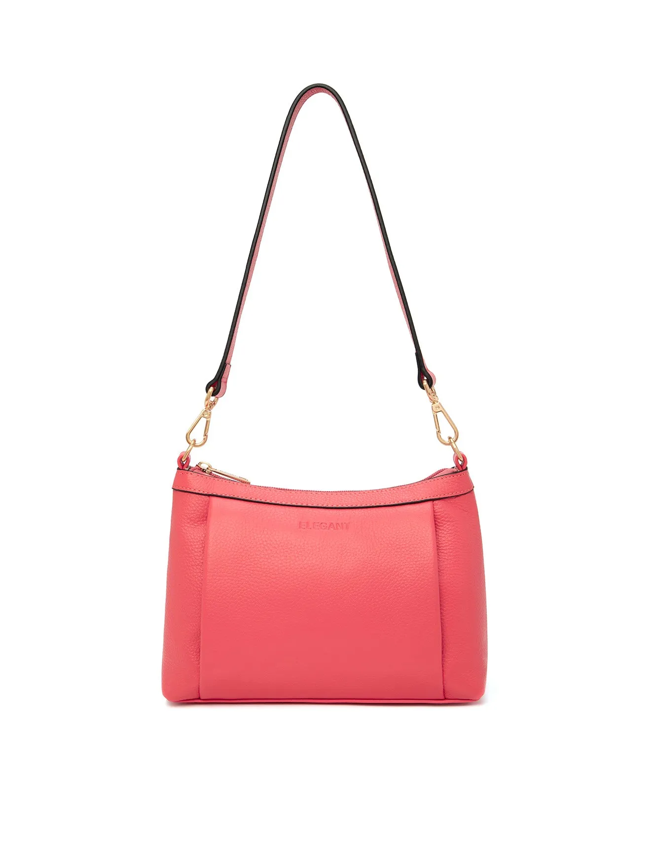 MARCIA LEATHER XBODY BAG-E1-0830-PEACH-SALE