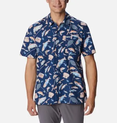 Men's Columbia PFG Trollers Best Button up Shirt