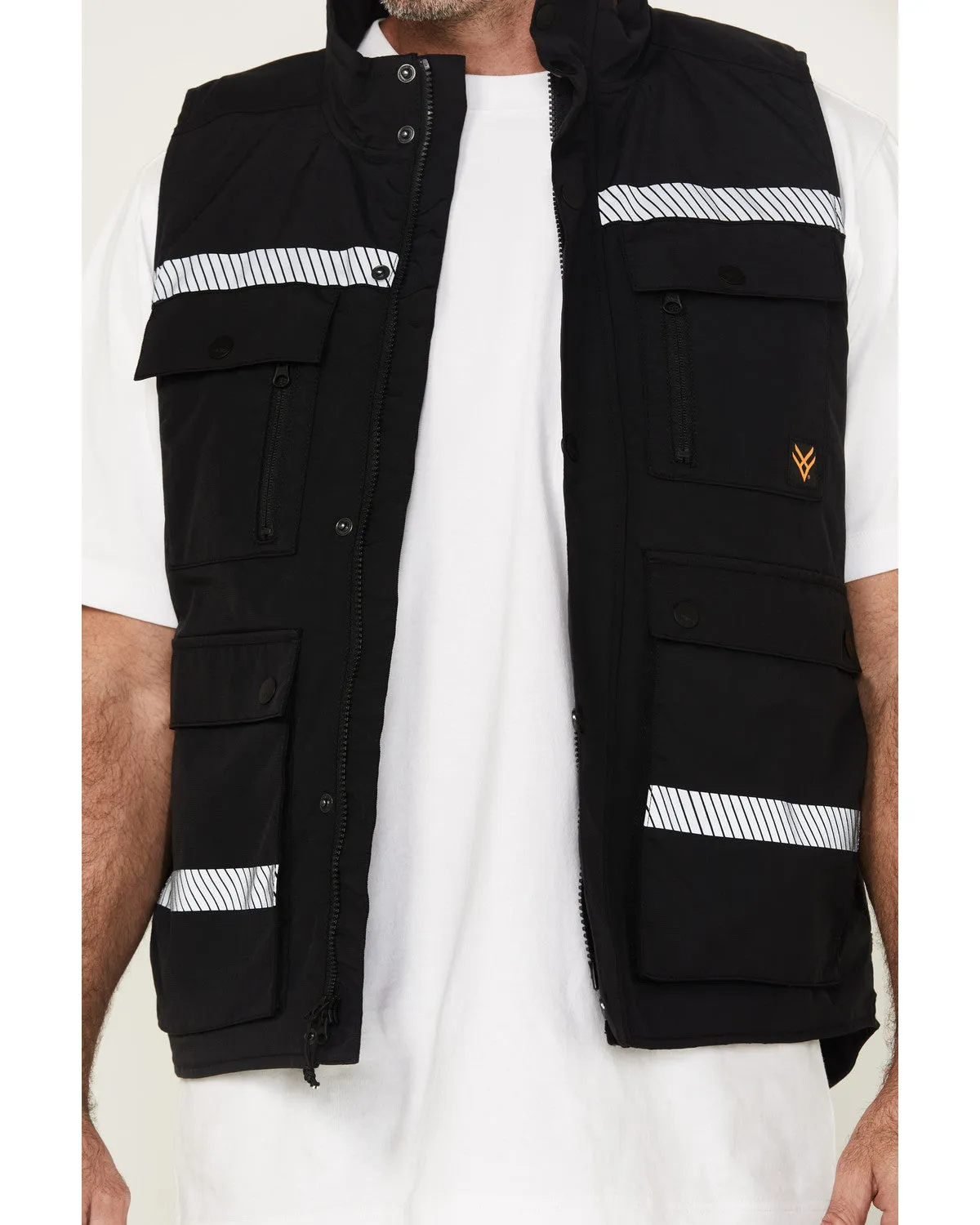 Men's Reflective Insulated Canvas Work Vest