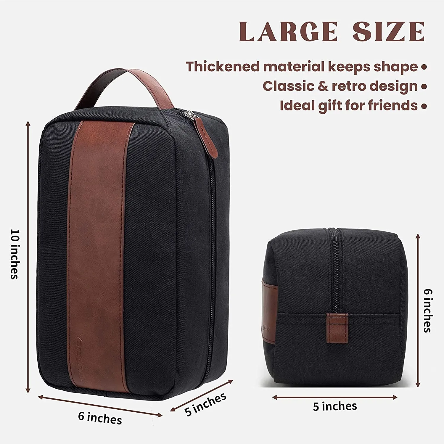 Mens Travel Toiletry Bag Waterproof Lightweight Toiletries Bag