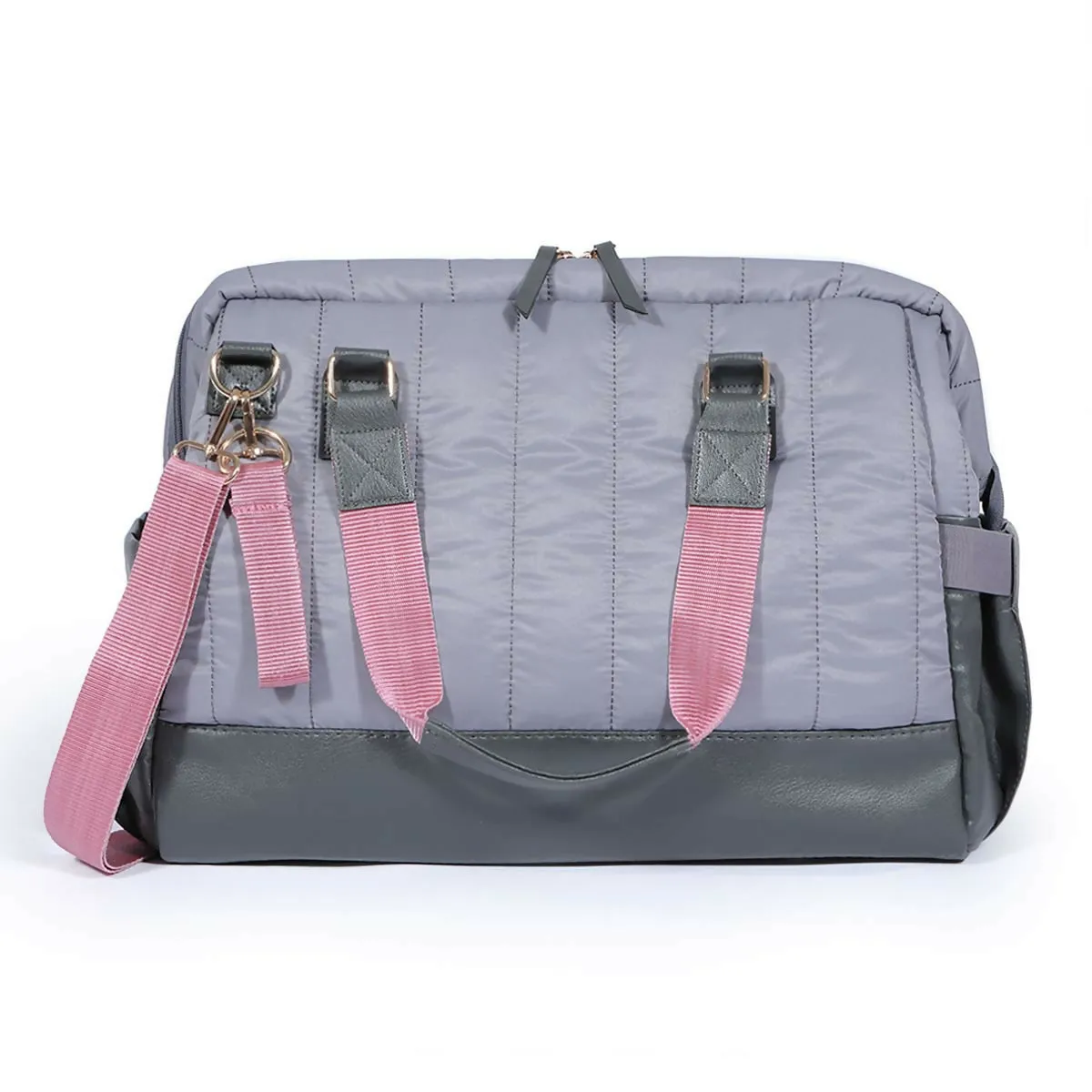Milk&Moo Diaper Bag Quilted Dark Gray