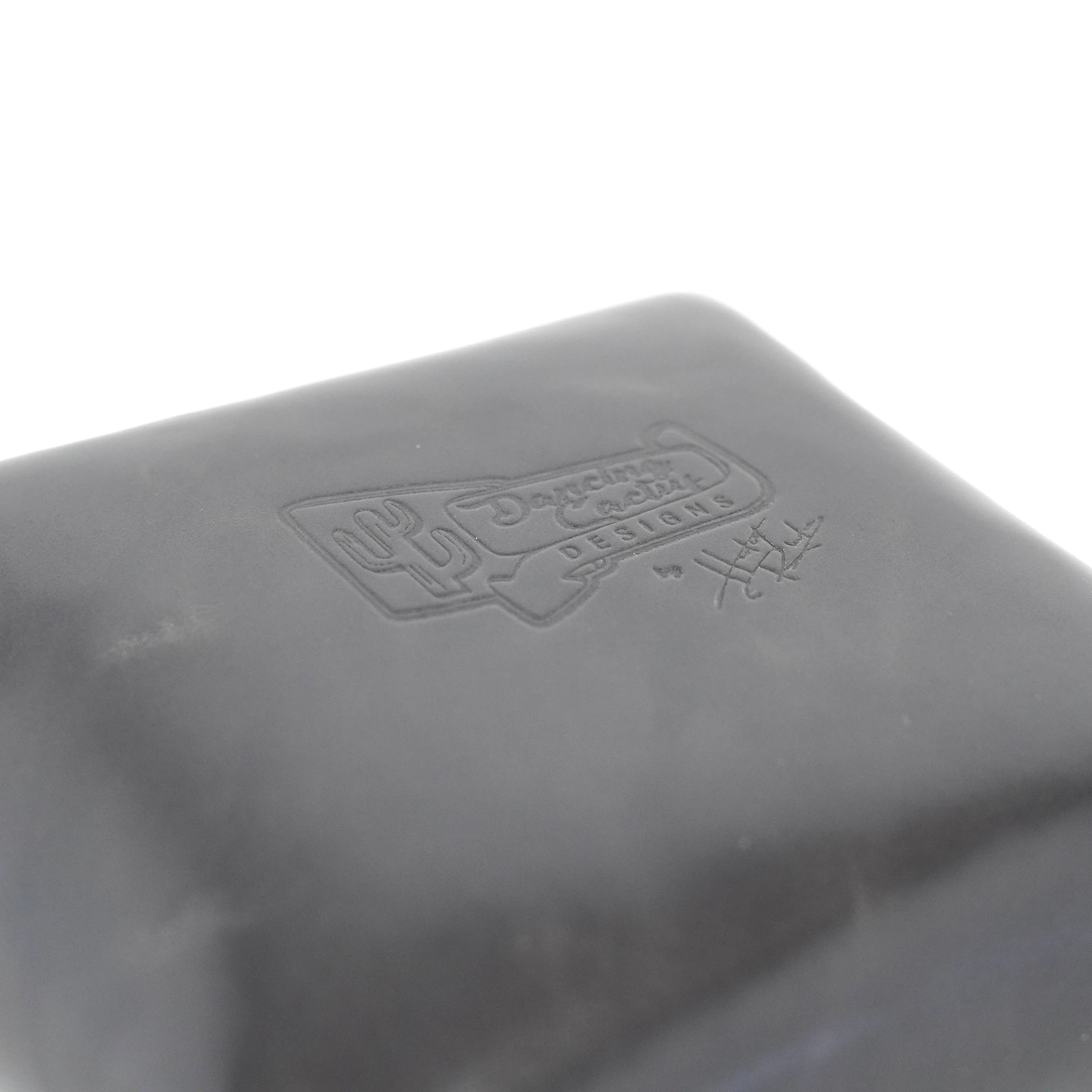 Mini Tray - Glossed Lead Leather w/ Blue Jean Tool