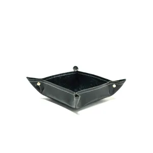 Mini Tray - Glossed Lead Leather w/ Blue Jean Tool