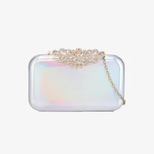 Mirror Leather Clutch