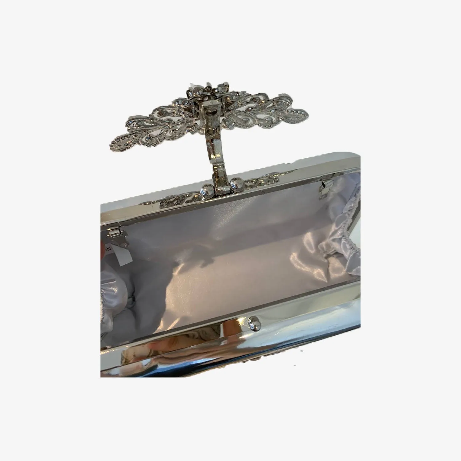 Mirror Leather Clutch