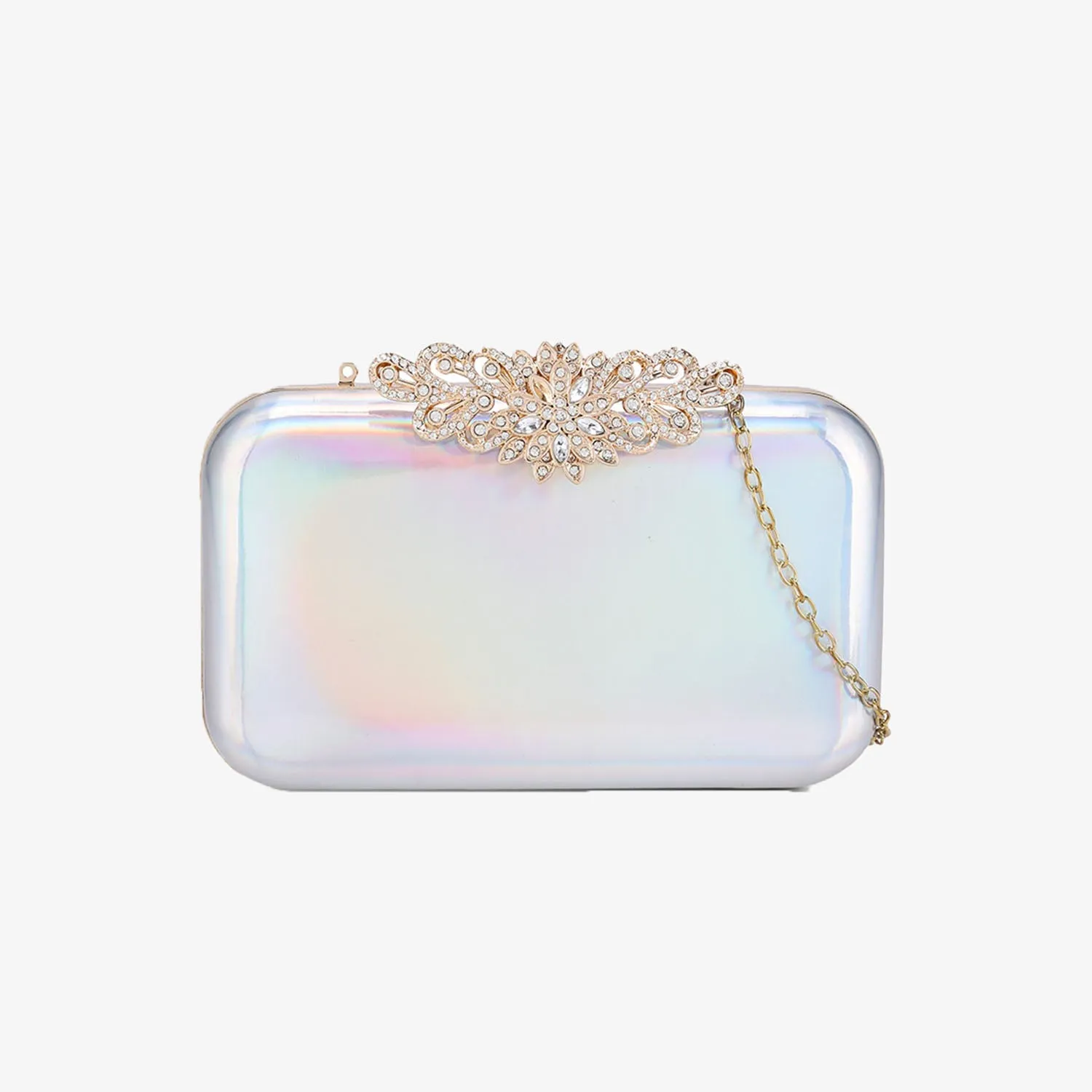 Mirror Leather Clutch