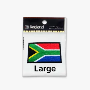 Motif Iron On Badge - SA FLAG Large (80x50mm)
