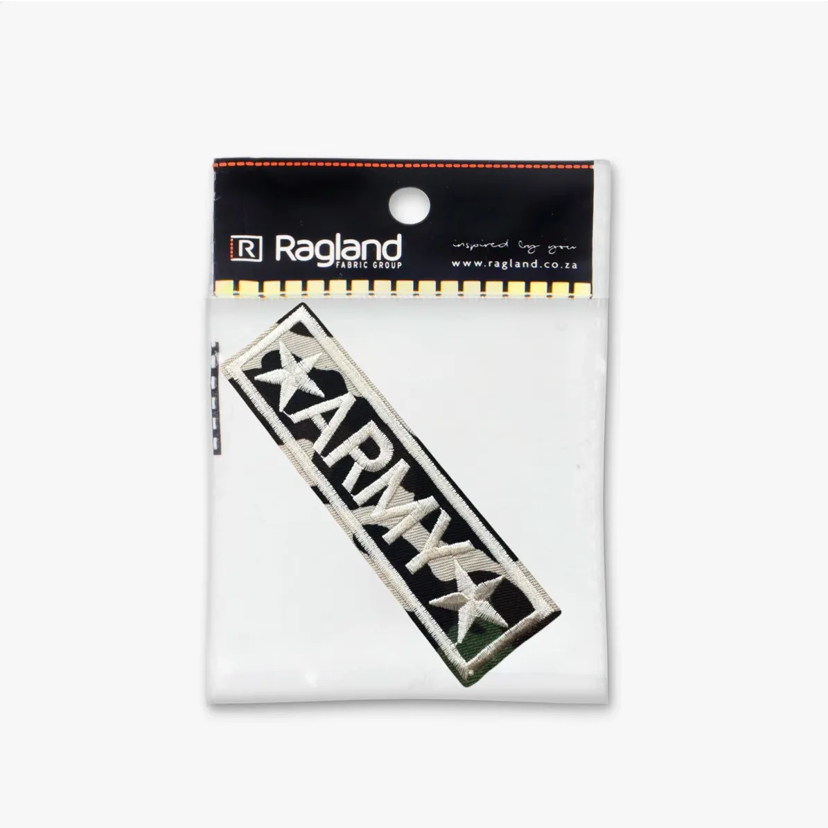 Motif Iron On Badge - U.S ARMY TAN