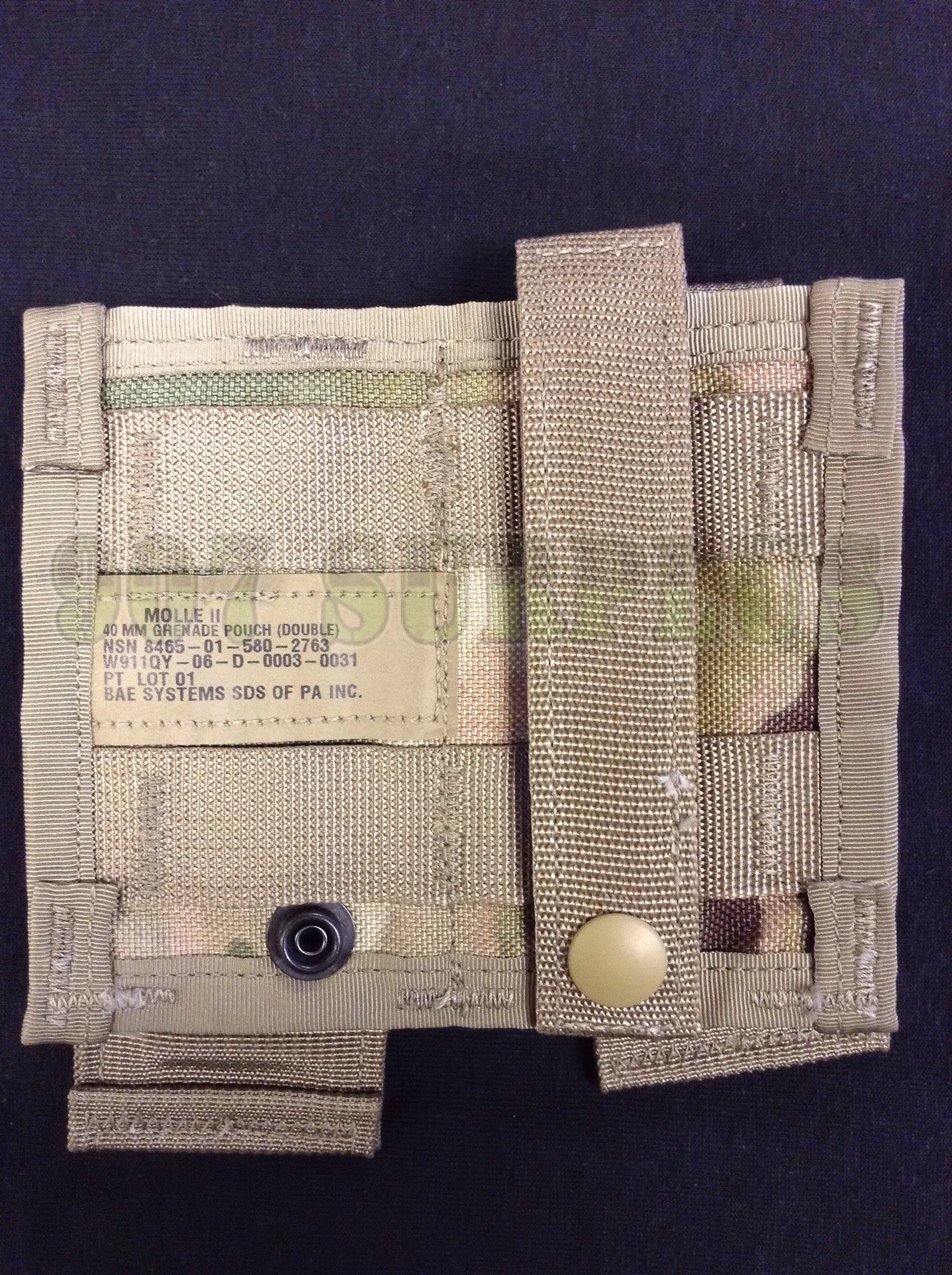Multicam 40mm Double Pouch