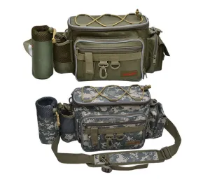 Multifunctional 2012 lure waist pack messenger bag pole package fishing bag fishing tackle bag