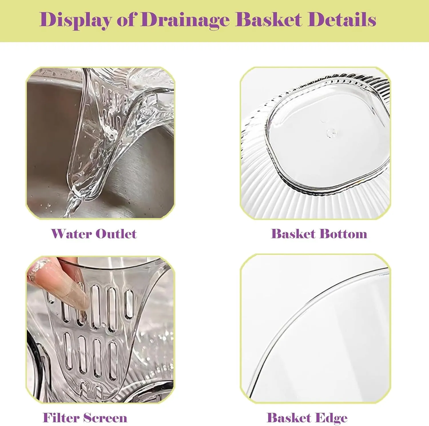 Multifunctional Drain Basket