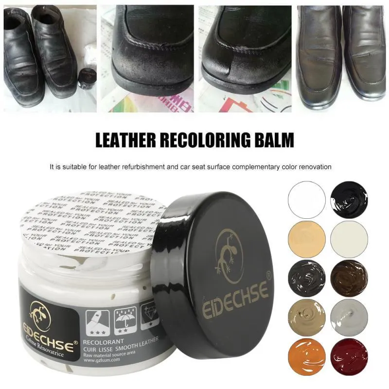 Multifunctional Leather cleaner Refurbishing Cleaner Car Seat Sofa Leather Cleaning Cream All-Purpose Leather Repair Conditioner 11 colors