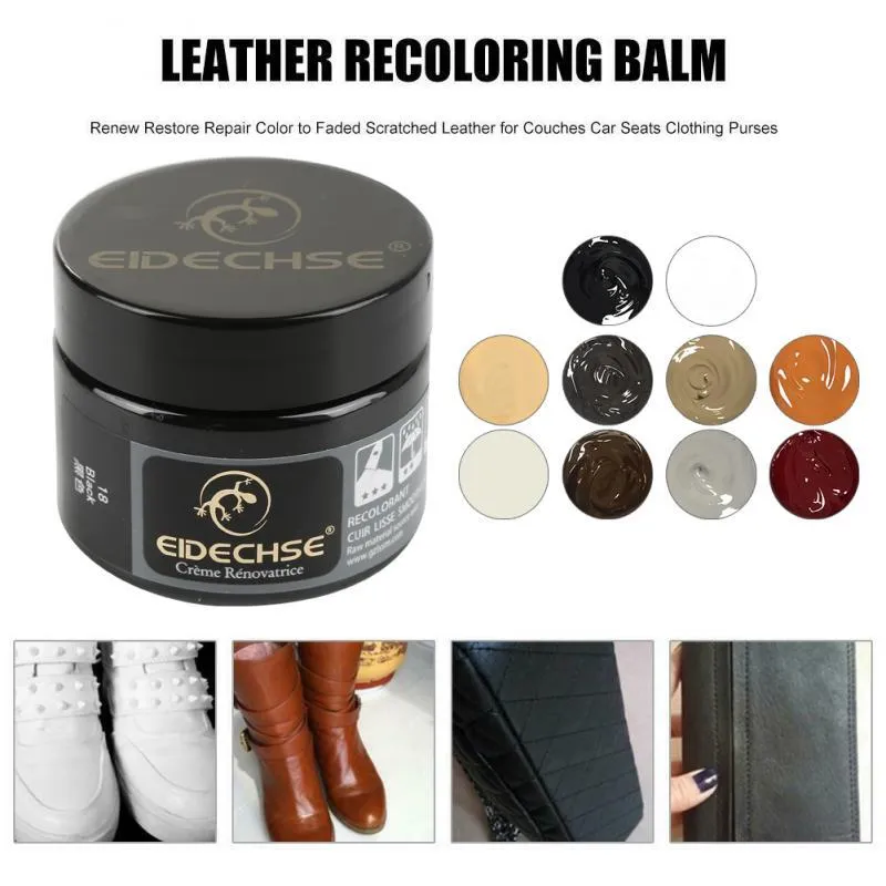 Multifunctional Leather cleaner Refurbishing Cleaner Car Seat Sofa Leather Cleaning Cream All-Purpose Leather Repair Conditioner 11 colors