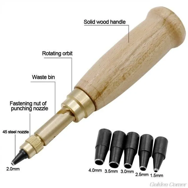 Multifunctional Leather Sewing Awl Kit Set