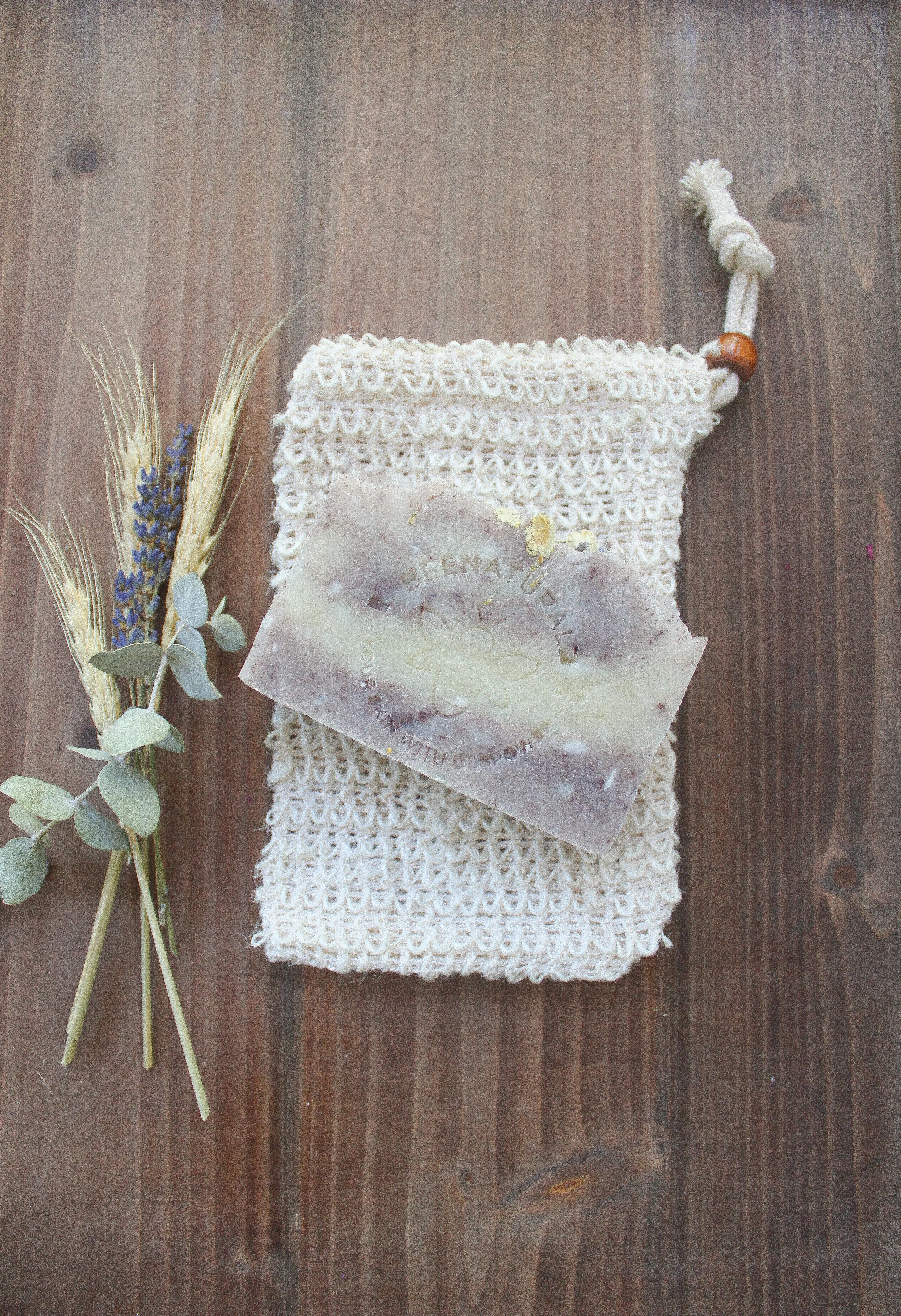 Natural Sisal Exfoliating Soap Pouch