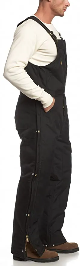 New with tags! Carhartt Men's Yukon Extremes Arctic Quilt Lined Zip to Waist Biberalls R33, Black, Sz 36X36, Retails $200 