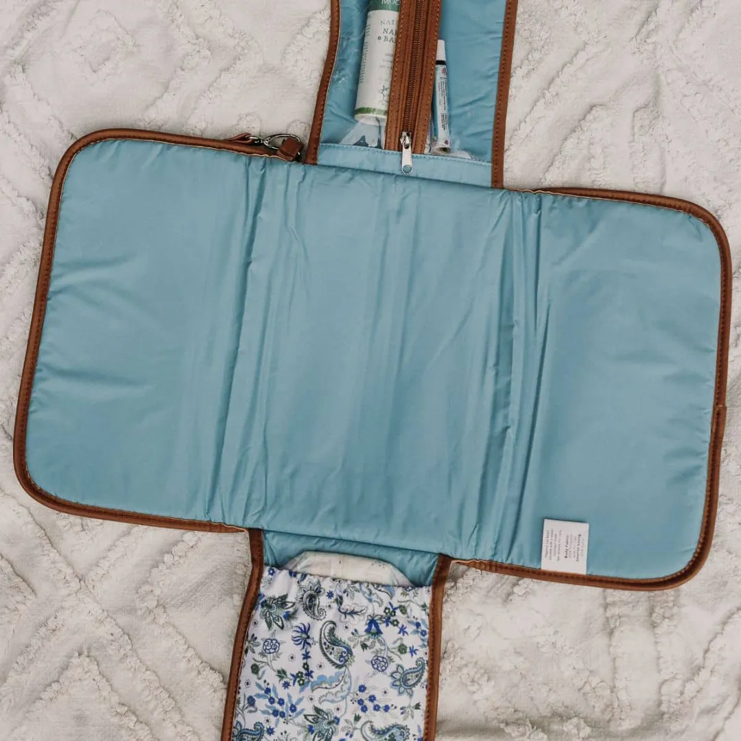 OiOi - Change Mat Clutch - Black Quilt