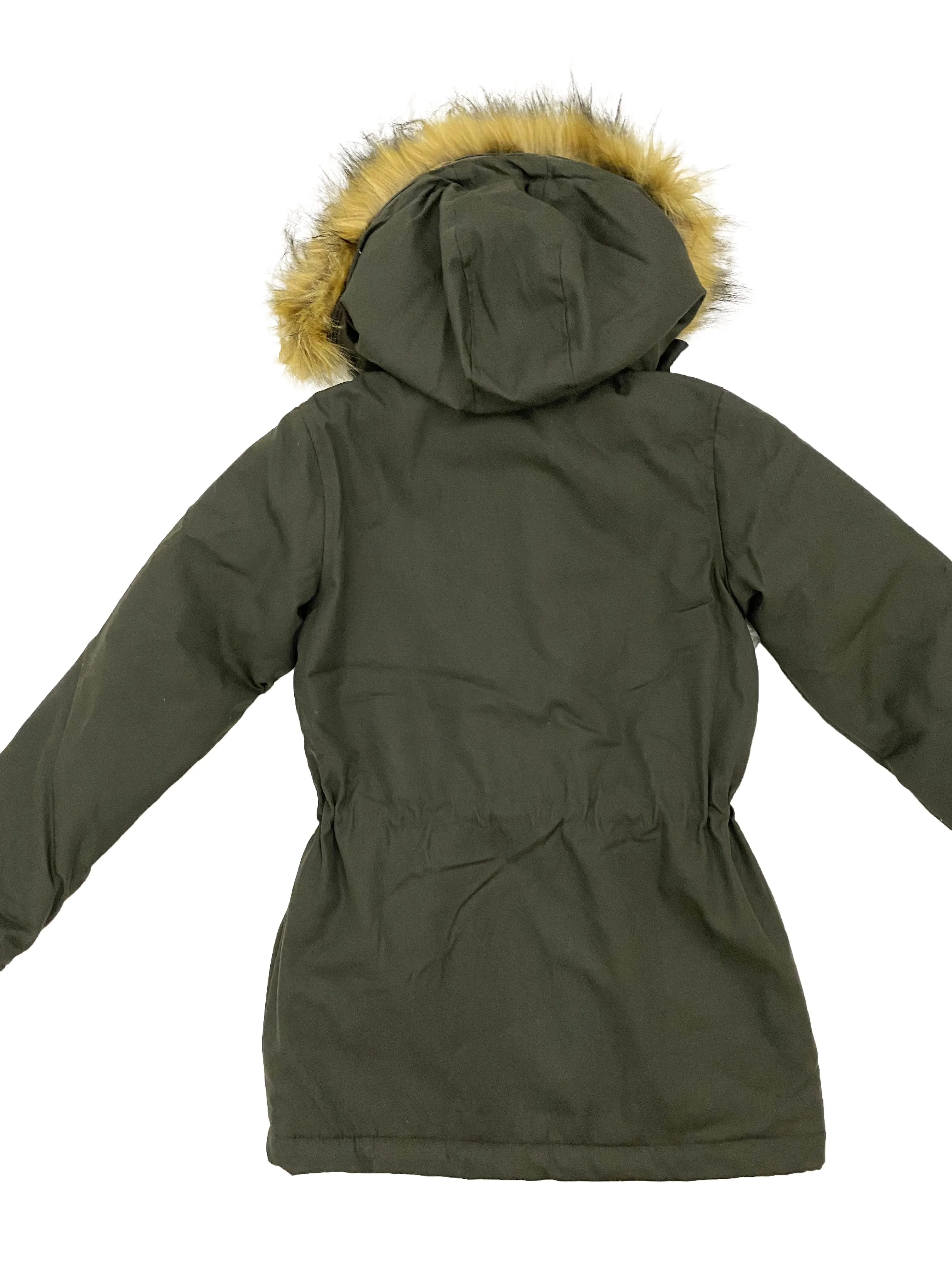 Olive Green Boy Parka Jacket
