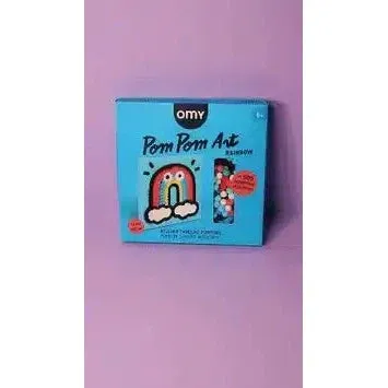 OMY - Pom Pom Art craft kit - Rainbow