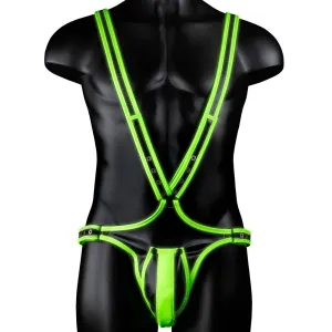 Ouch! Glow In The Dark Full Body Harness /M