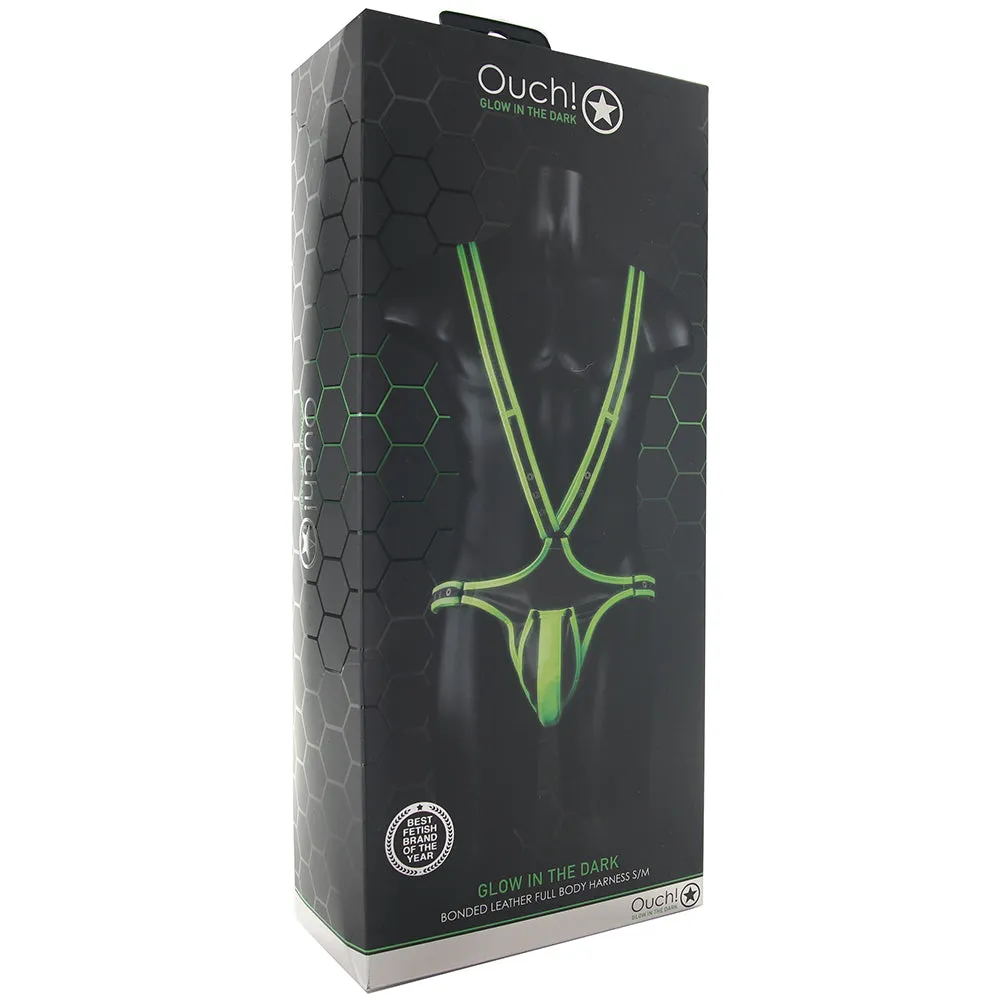 Ouch! Glow In The Dark Full Body Harness /M