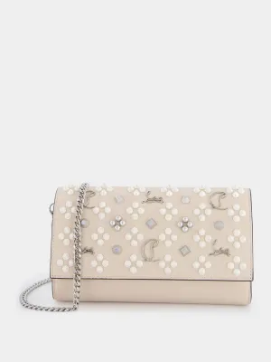 Paloma Embellished Leather Clutch