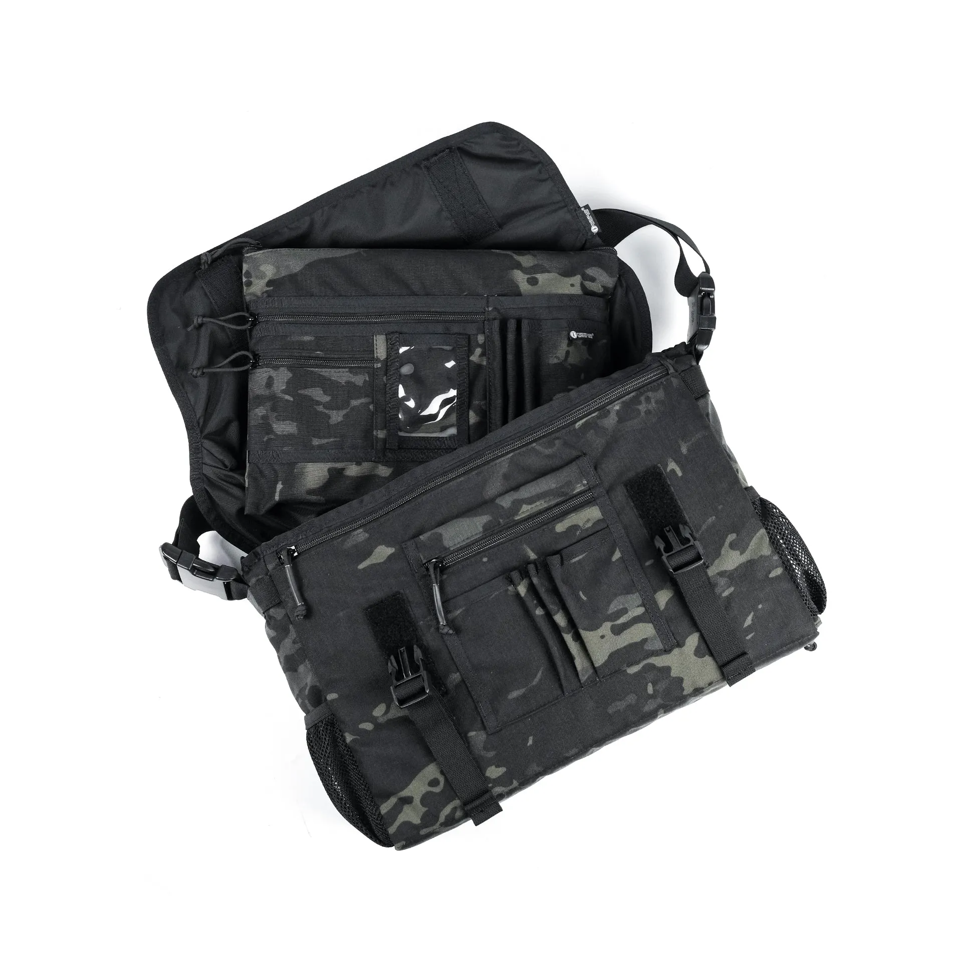 Parabellum® RAVEN™ Tactical Messenger Bag Multicam Black