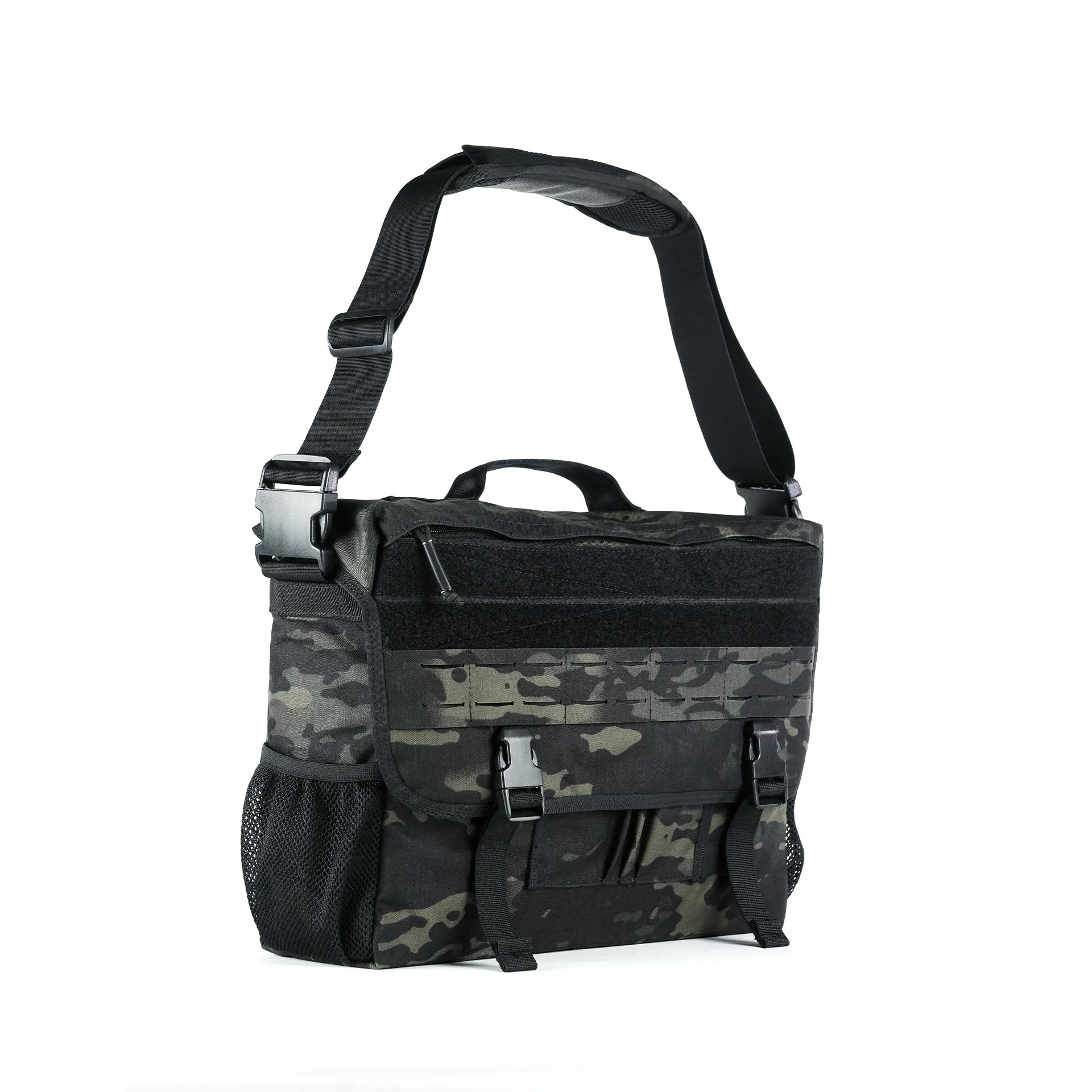 Parabellum® RAVEN™ Tactical Messenger Bag Multicam Black